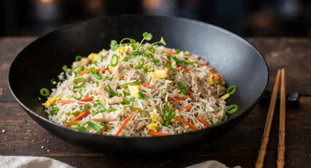 Chicken Fried Rice: Easy Restaurant-Style Recipe at Home 2 chicken fried rice