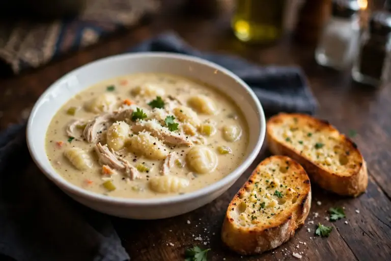 Creamy Chicken Gnocchi Soup (One-Pot, Ready in 40 Minutes) 4 chicken gnocchi soup