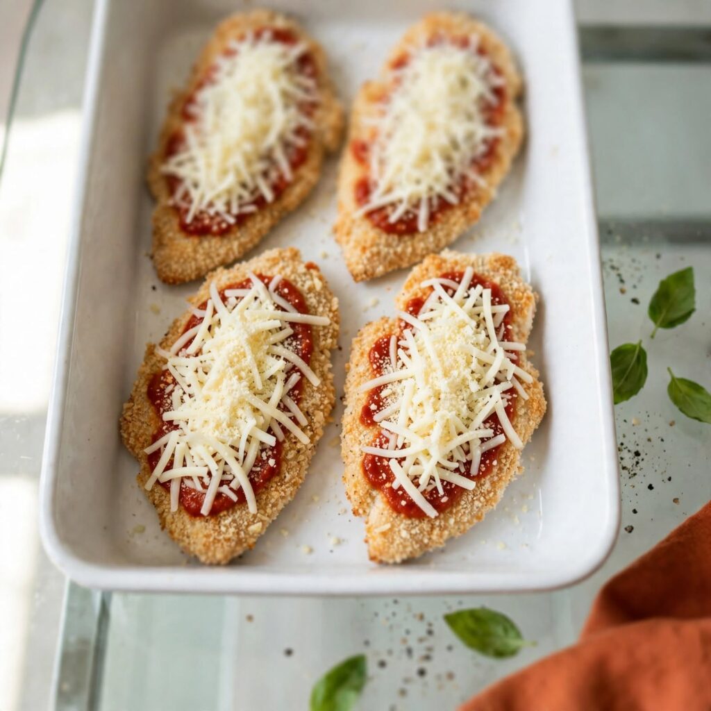 Easy Chicken Parmesan Recipe (Crispy, Cheesy, and Ready in Under an Hour) 4 chicken parmesan recipe