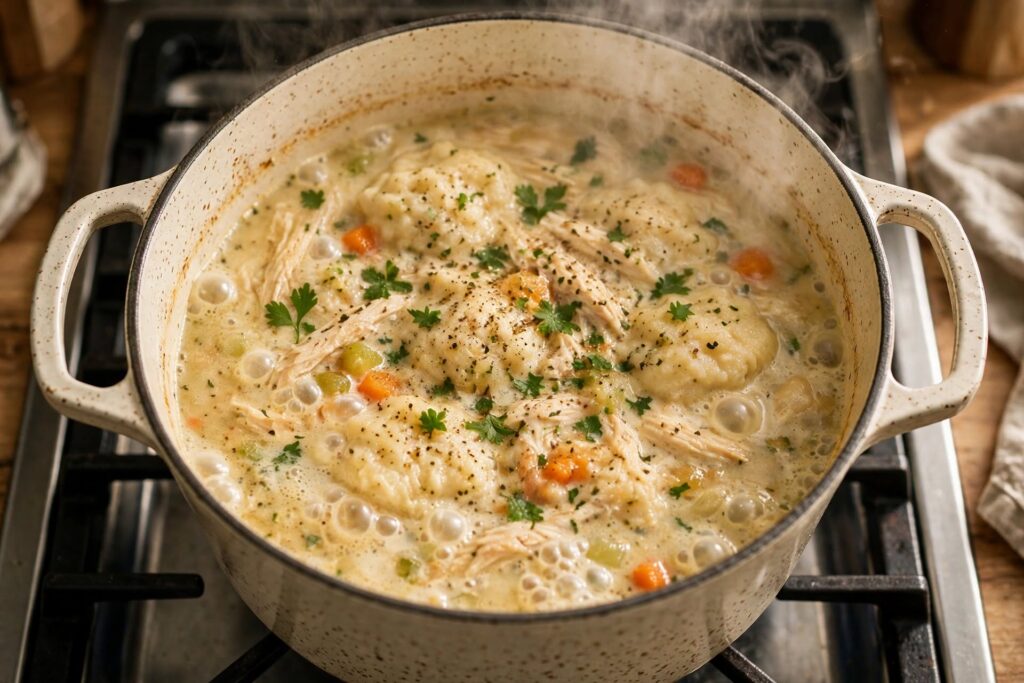 The Ultimate Chicken and Dumplings (Cozy Weeknight Comfort) 2 chicken dumplings