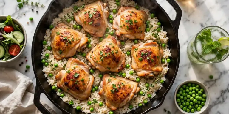 Easy Chicken and Rice (One-Pot Comfort in Under an Hour) 4 chicken and rice