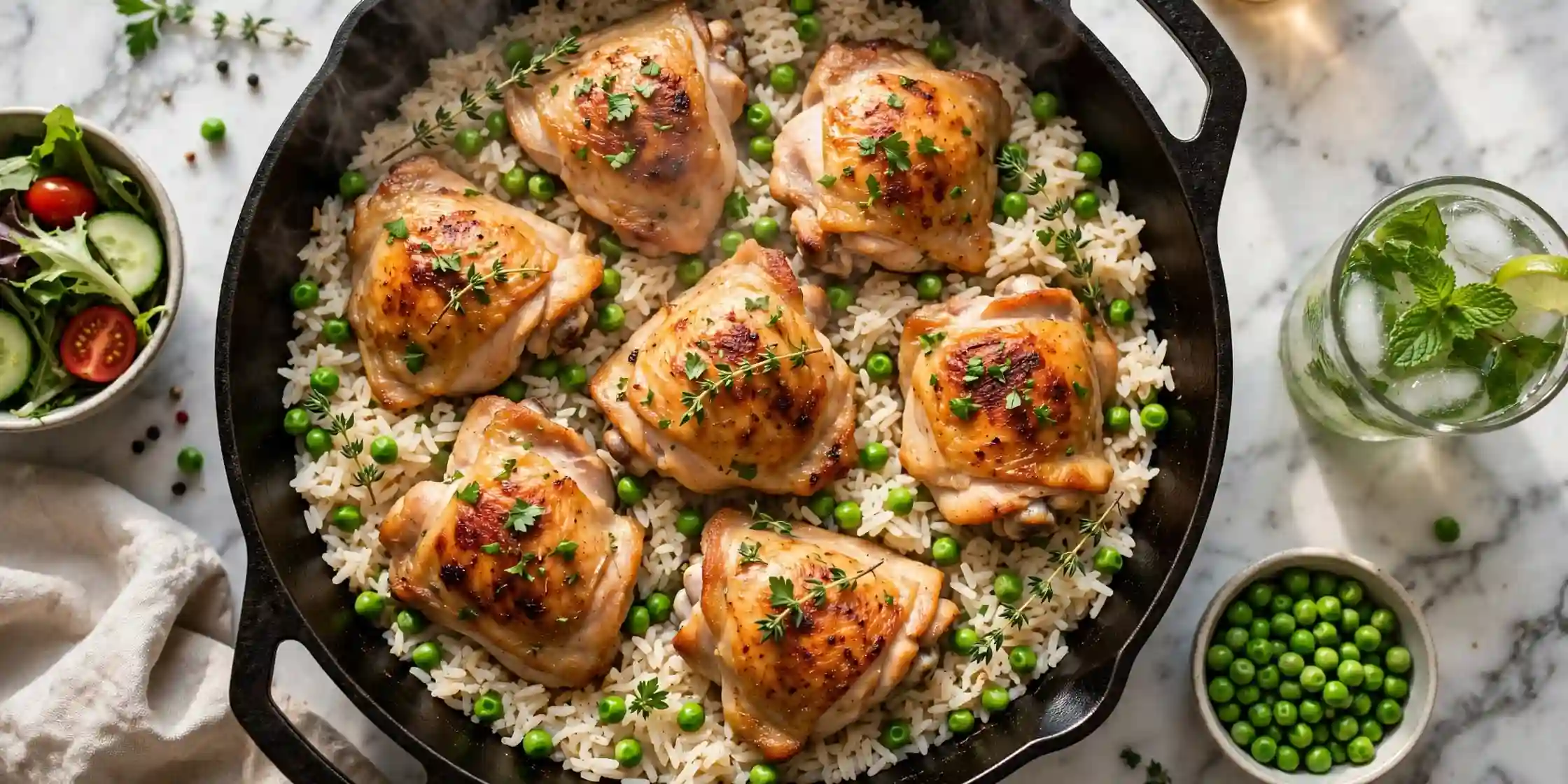 Easy Chicken and Rice (One-Pot Comfort in Under an Hour) 1 chicken and rice
