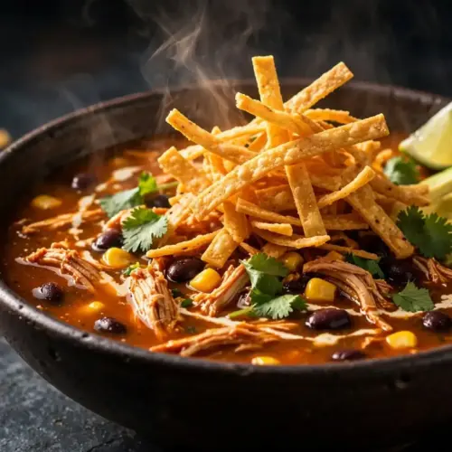 Easy Chicken Tortilla Soup (One-Pot, 30 Minutes) 4 chicken tortilla soup