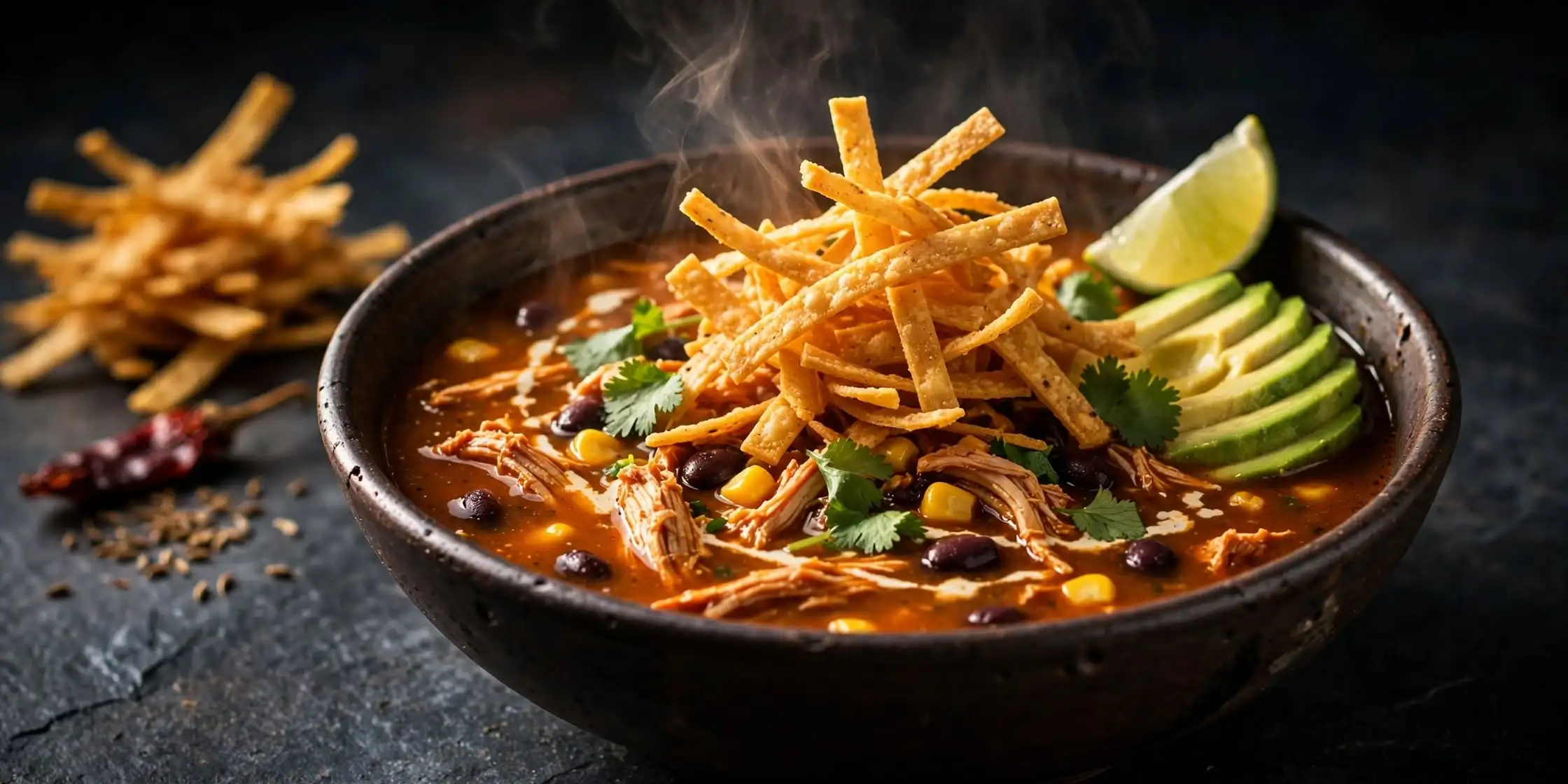 Easy Chicken Tortilla Soup (One-Pot, 30 Minutes) 1 chicken tortilla soup