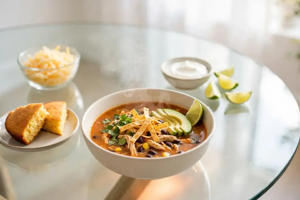 Easy Chicken Tortilla Soup (One-Pot, 30 Minutes) 6 chicken tortila soup