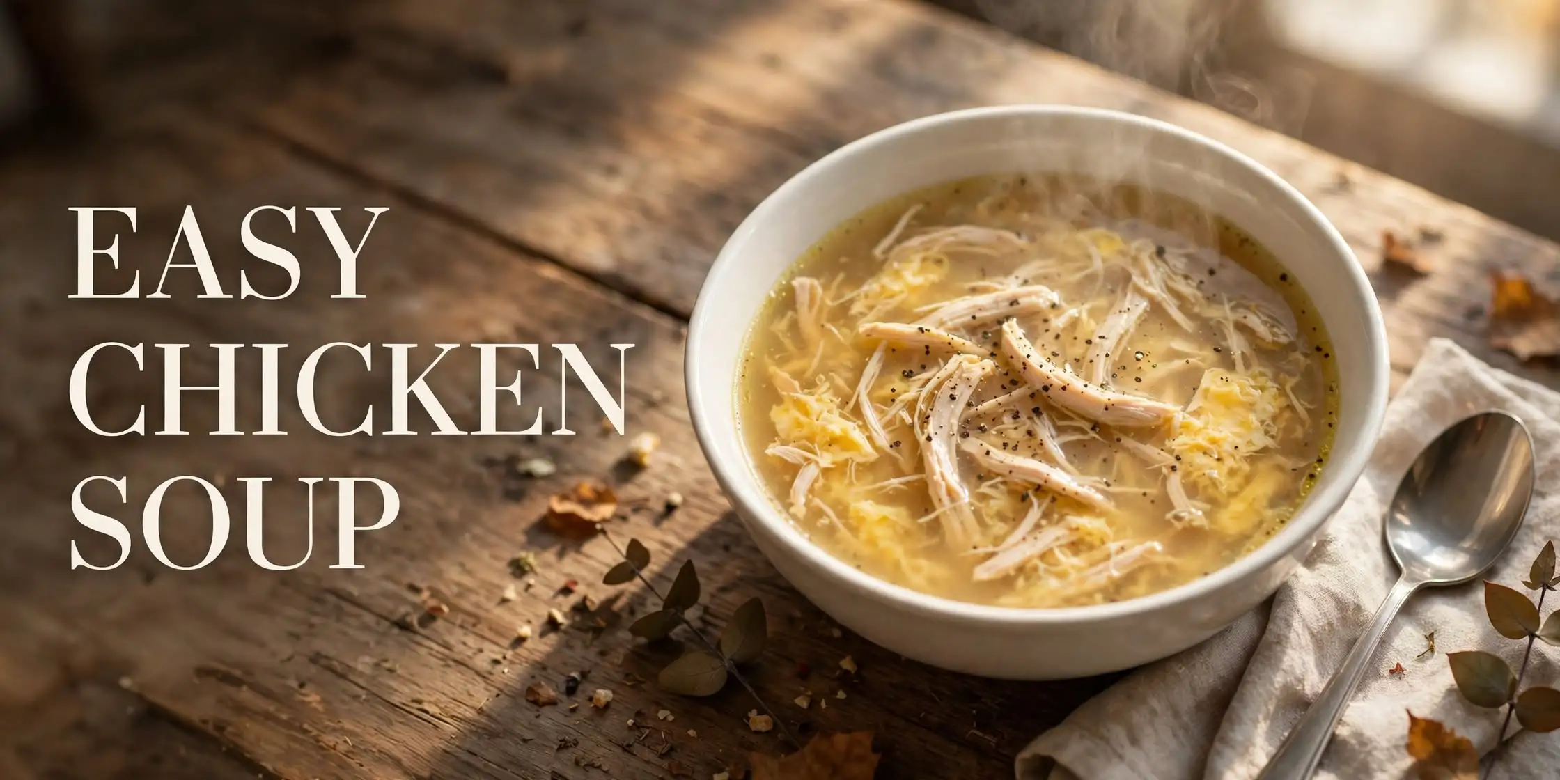 Easy Chicken Soup Recipe (Ready in Under 30 Minutes) 1 chicken soup