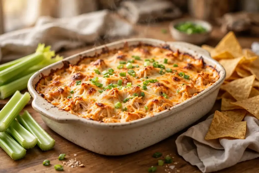 Easy Buffalo Chicken Dip (Creamy, Cheesy, Ready in 30 Minutes) 5 buffalo chicken dip
