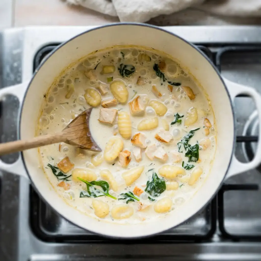 Creamy Chicken Gnocchi Soup (One-Pot, Ready in 40 Minutes) 6 gnocchi chicken soup