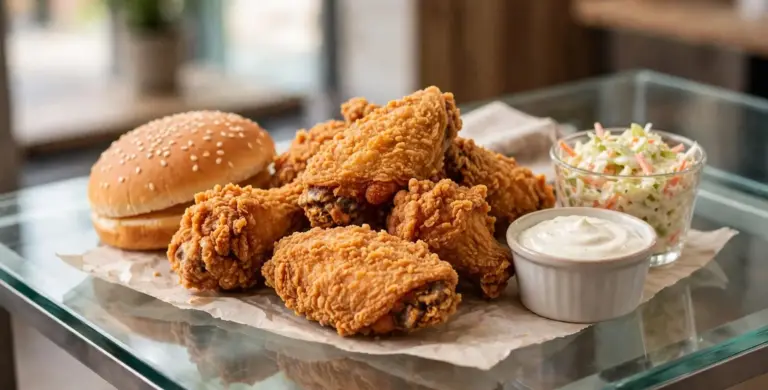 Crispy Fried Chicken Wings (Double-Dipped for Extra Crunch) 2 chicken wings