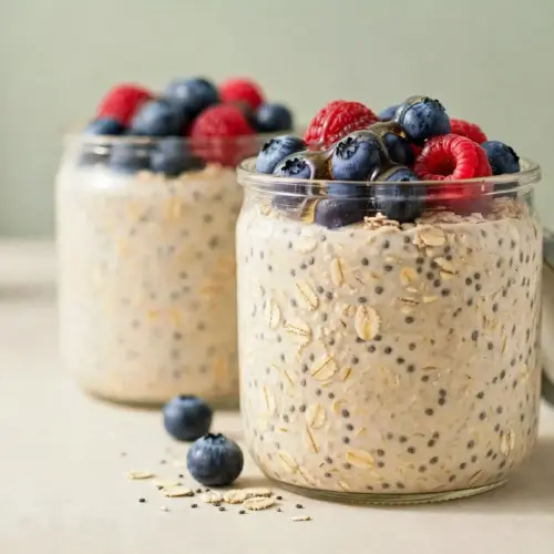 Overnight Oats Recipe (Easy, Creamy, 5-Minute Prep) 2 overnight oats